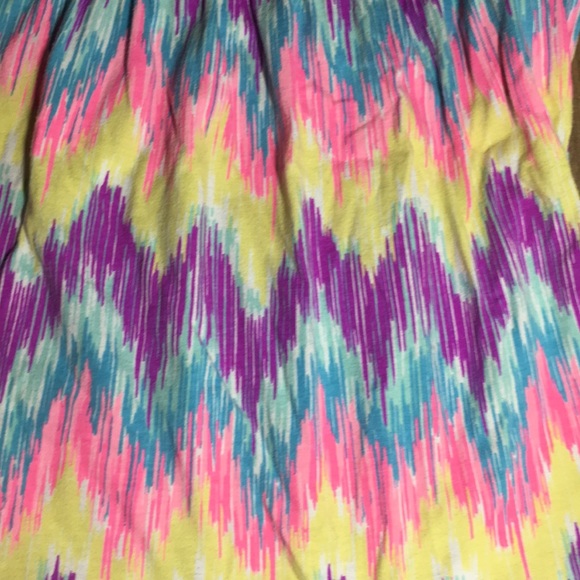 Girls multicolor Chevron romper - Picture 2 of 4